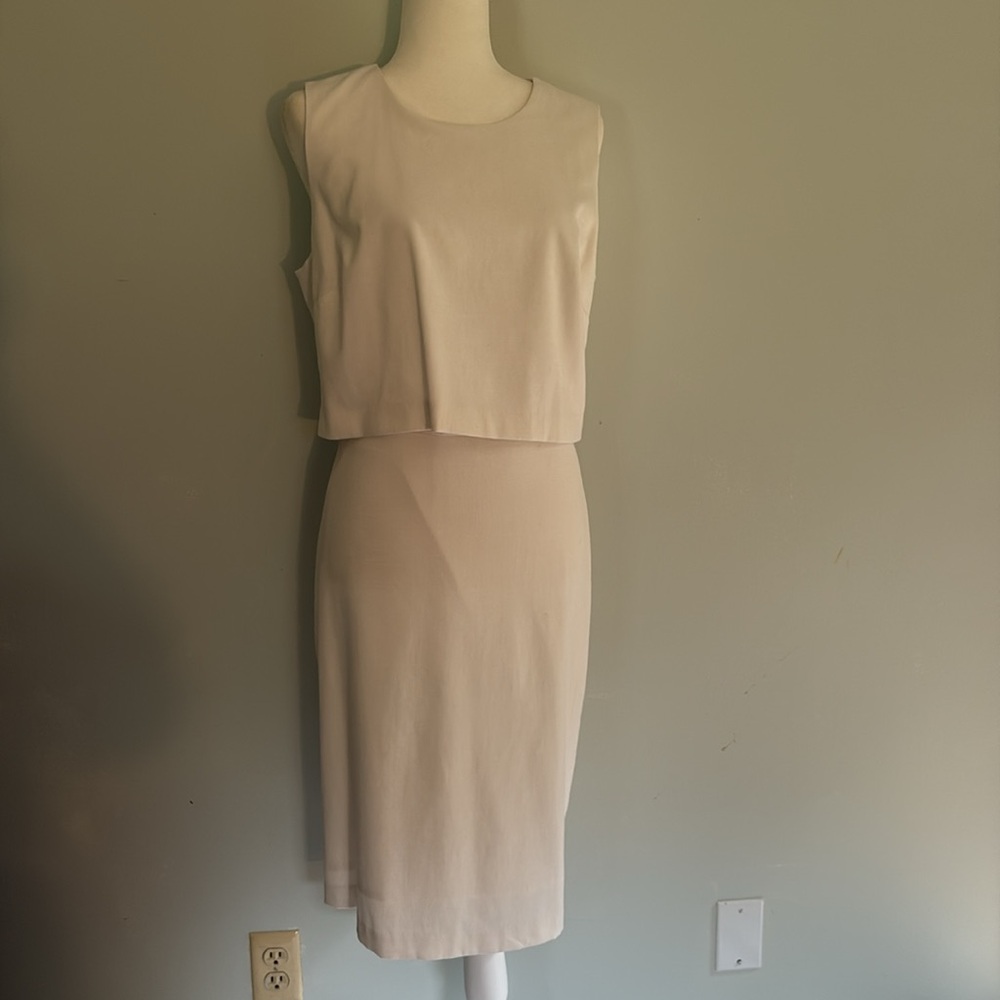 Ladies, white Ann Taylor Summer dress